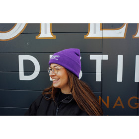 Copeland Distillery Beanie Hat in purple
