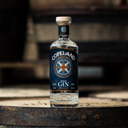 A bottle of Copeland Classic Irish Gin