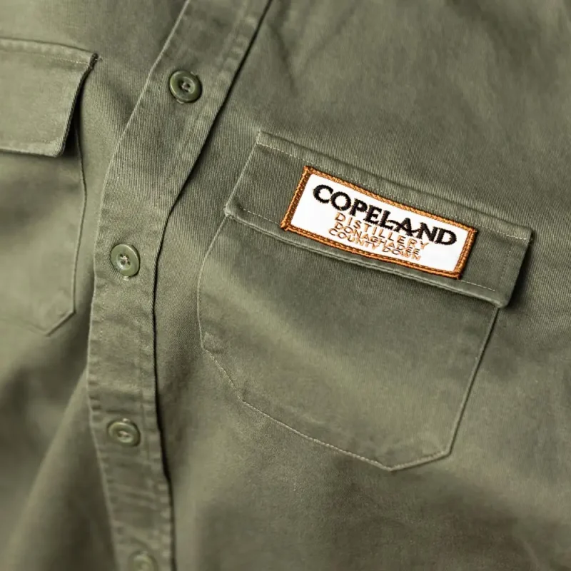 copeland oversized green shirt